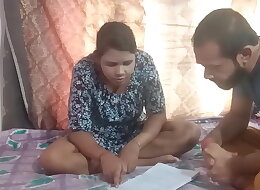 Indian Home tutor fucking sexy teen student at home, enjoy with clear audio