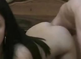 Cute Girl Boy Doing Room