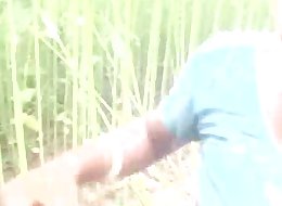 Desi village aunty fucked outdoor with young lover